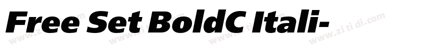 Free Set BoldC Itali字体转换